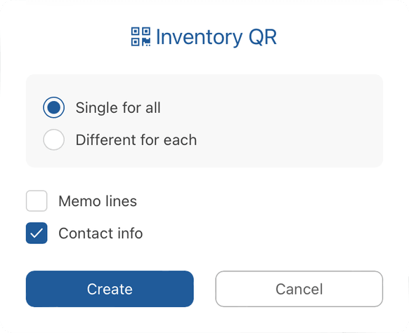 gallerist.pro - Inventory QR