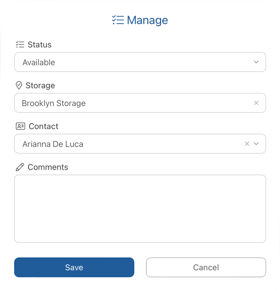 gallerist.pro - Manage